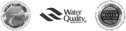 nelap cmi water quality association badges